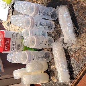 Playtex baby bottles and liners